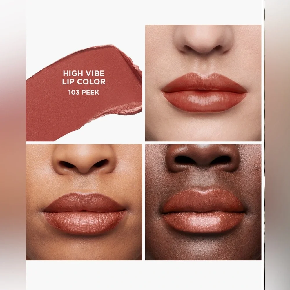 NWT Laura Mercier High Vibe Lip Color - Peek